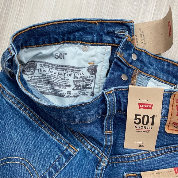 Levi’s 501 Original Denim Shorts - Picture 4 of 5